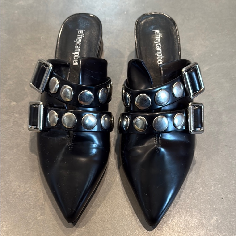 Jeffrey Campbell Mules with Studs